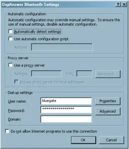Digianswer-Bluetooth-setting-tab