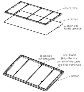 FIG 11 Assemble the Screen