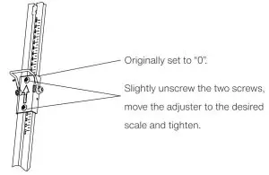 FIG 18 Screen Height Adjustment