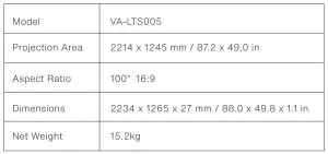 FIG 19 Specifications