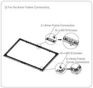 FIG 7 Assemble the Inner Frames