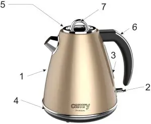 camry CR1292 1,5-litre electric kettle - 1