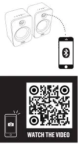 MARLEY Get Together Duo Bluetooth Bookshelf Speakers - CONNECTING TO A MOBILE DEVICE VIA BLUETOOTH