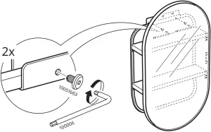 IKEA 904.855.97 LINDBYN Mirror 6