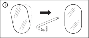 IKEA 904.855.97 LINDBYN Mirror 6B