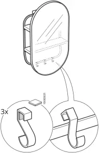 IKEA 904.855.97 LINDBYN Mirror 7