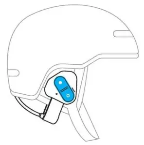 SUPERTOOTH SKI1M Skitooth Stereo Headphone Syestem with Integeated Microphone