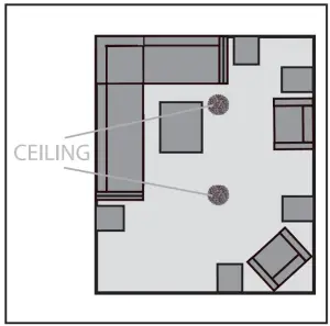 Positioning Invisa® In-Ceiling Speakers for Distributed Audio