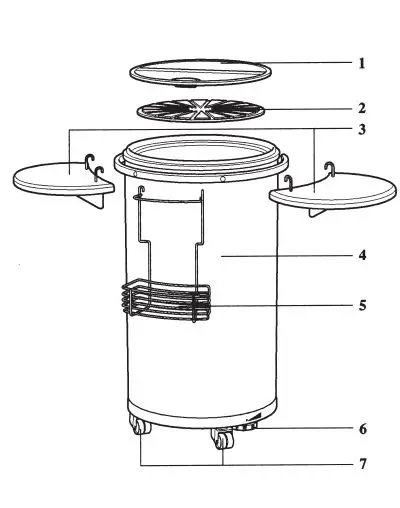 Cylinda 9102490 Party Cooler FIG 2