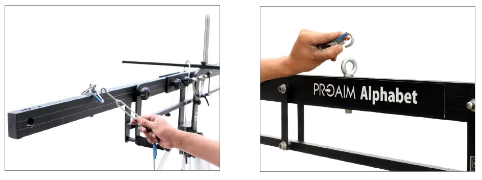 PROAIM P-A21-JS Alphabet 21ft Jib Crane with 100mm Bowl Tripod Stand fig 11