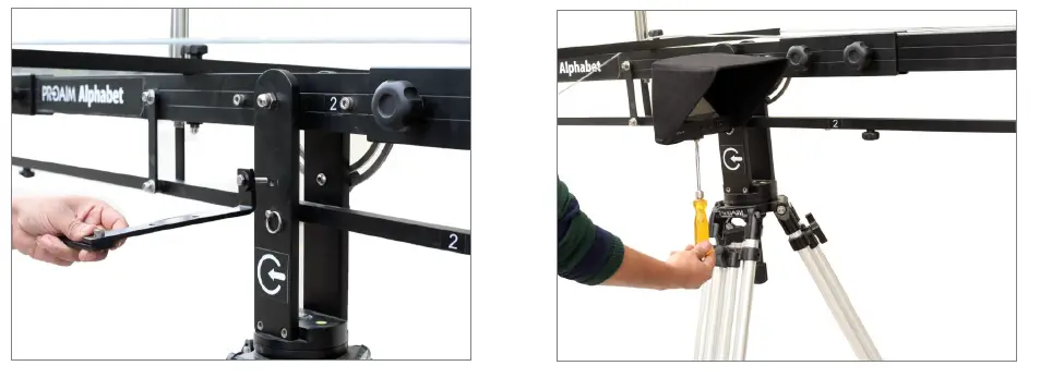 PROAIM P-A21-JS Alphabet 21ft Jib Crane with 100mm Bowl Tripod Stand fig 18