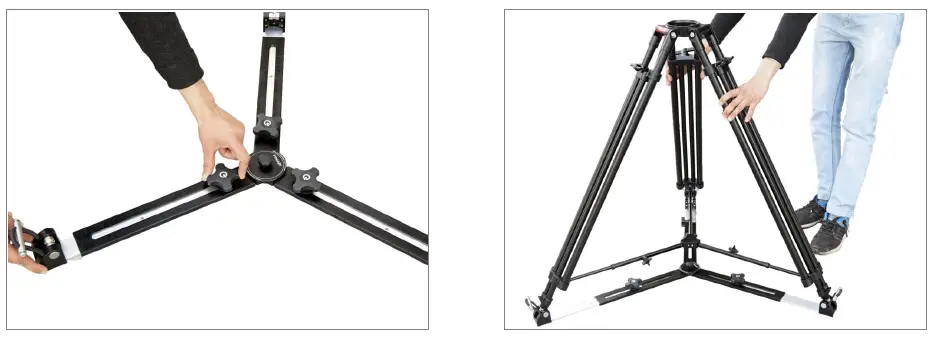 PROAIM P-A21-JS Alphabet 21ft Jib Crane with 100mm Bowl Tripod Stand fig 5