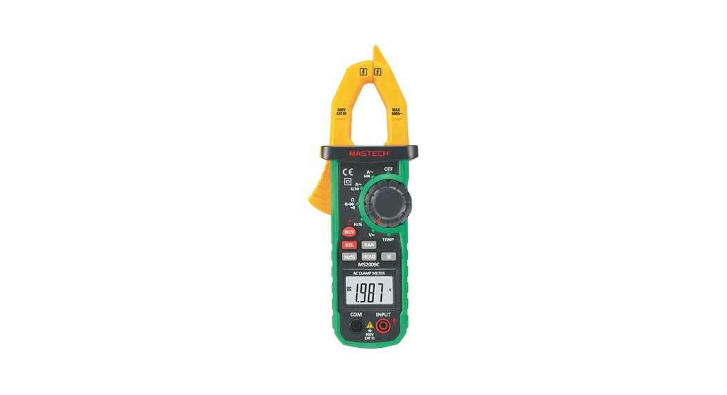 Mastech Ms2009c Digital Clamp Meter User Guide Mastech Ms2009c Digital Clamp Meter User Guide