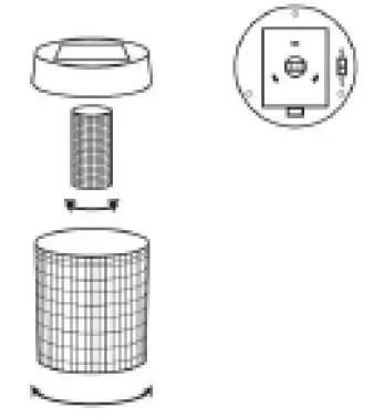 St Helens HOME GARDEN GH395 Birdbath with Solar Light 2