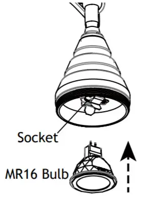 AMP ASI 9006 4036 B BZ Low Voltage Landscape Lighting - Install MR16 Bulb
