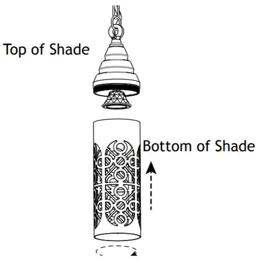 AMP ASI 9006 4036 B BZ Low Voltage Landscape Lighting - Install Shade