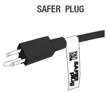 HOME DECORATORS COLLECTION 1006152680 Pembroke Electric Fireplace - SAFER PLUG