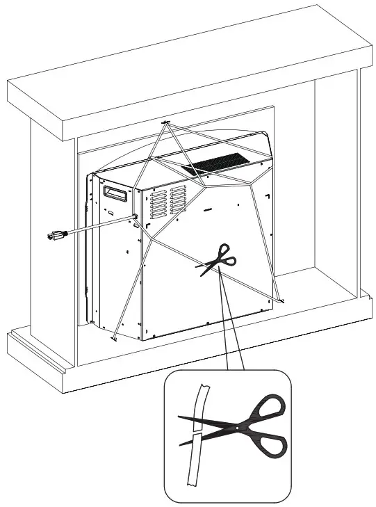 HOME DECORATORS COLLECTION 1006152680 Pembroke Electric Fireplace - fireplace