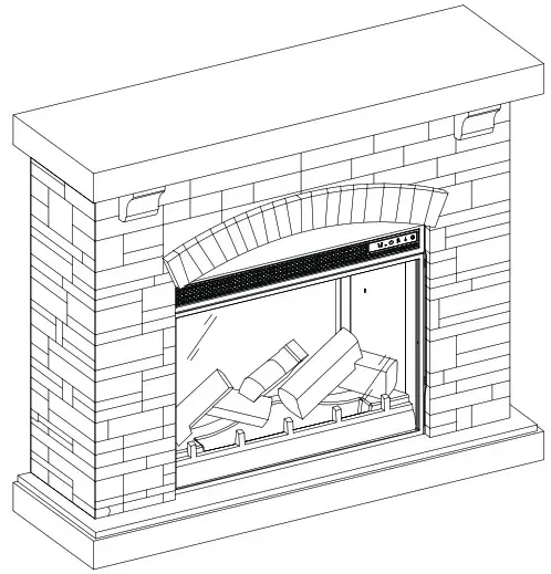 HOME DECORATORS COLLECTION 1006152680 Pembroke Electric Fireplace