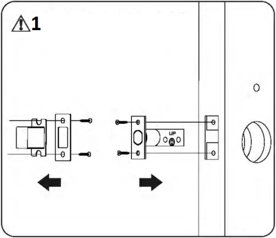 HV2 - 1 Installing Latch & Strike Plate 2