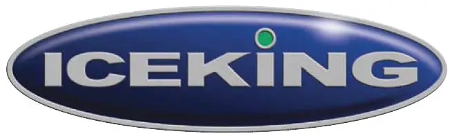 ICEKING RK113WE F Rated 48cm Undercounter Ice Box Fridge LOGO