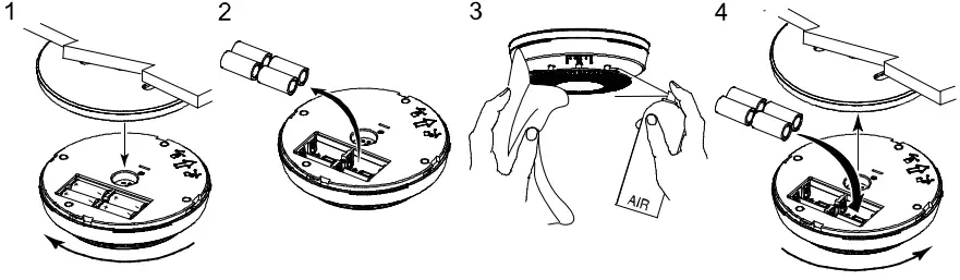resideo 5800CMBOV Combination Smoke Carbon Monoxide (CO) Detector Installation Guide - PERIODIC CLEANING