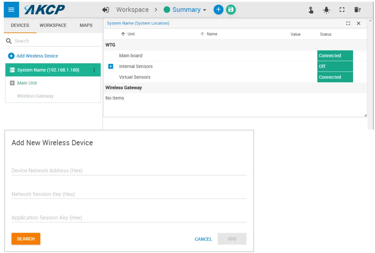 AKCP WT AQS Wireless Tunnel Air Quality Sensor - wireless sensor