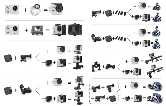 Cameras V3.9 4K Ultra HD Action Camera Fig2