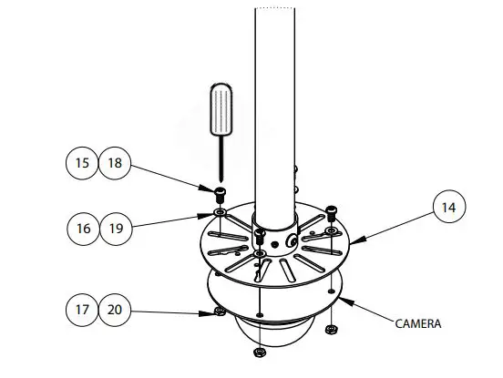 B-TECH-BT5962-CCTV-and-Flat-Ceiling-Mount-fig11