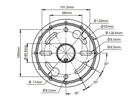 B-TECH-BT5962-CCTV-and-Flat-Ceiling-Mount-fig15