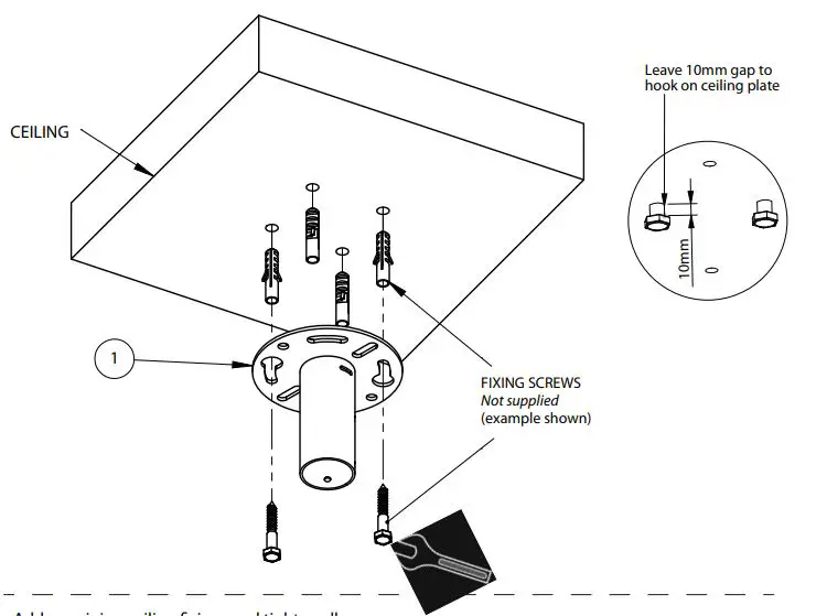 B-TECH-BT5962-CCTV-and-Flat-Ceiling-Mount-fig5