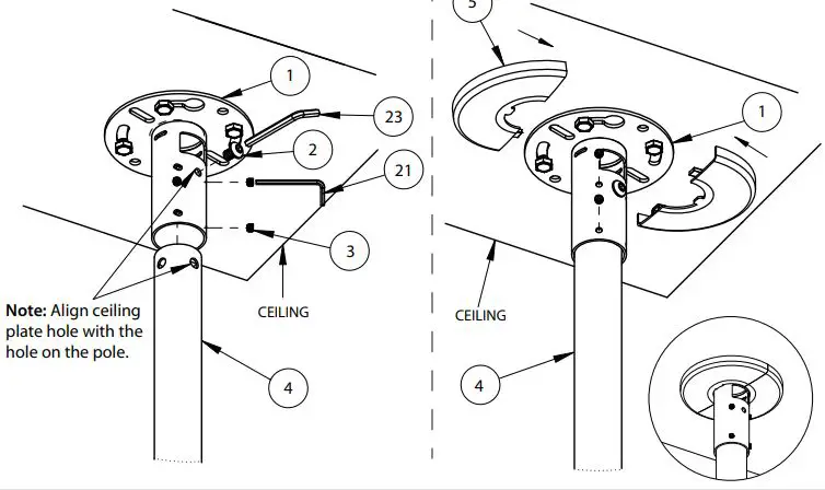 B-TECH-BT5962-CCTV-and-Flat-Ceiling-Mount-fig7