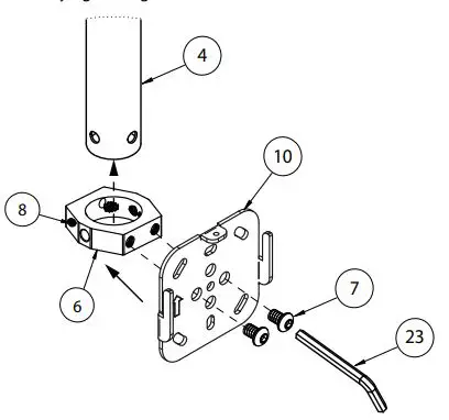 B-TECH-BT5962-CCTV-and-Flat-Ceiling-Mount-fig8