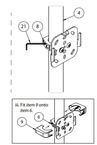 B-TECH-BT5962-CCTV-and-Flat-Ceiling-Mount-fig9