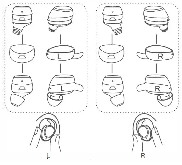 Diso MH-807C-B True Wireless Bluetooth Earbuds 6