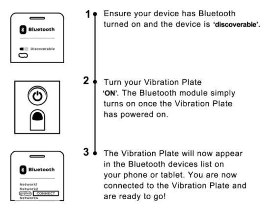 COSTWAY SP37518US Vibration Plate Exercise Machine - blutooth