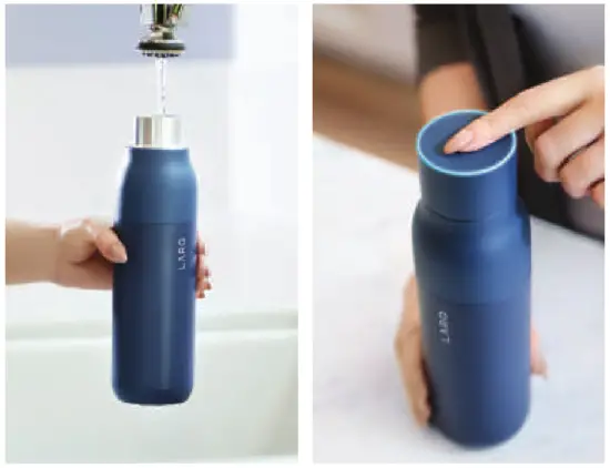 LARQ Bottle PureVis Self Cleaning Water Bottle and Water Purification System - fig 4