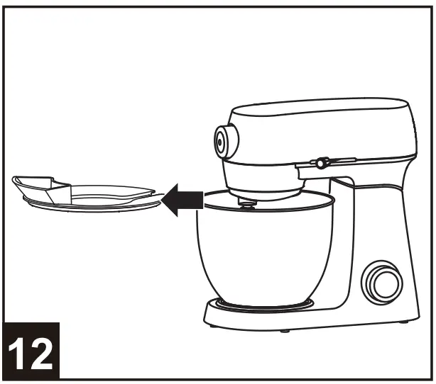 Midea MJ-KM1001W 1 Stand Mixer - fig 10