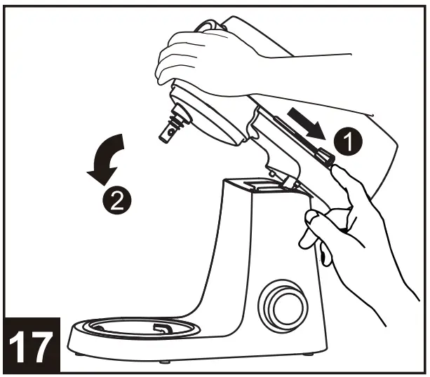 Midea MJ-KM1001W 1 Stand Mixer - fig 16