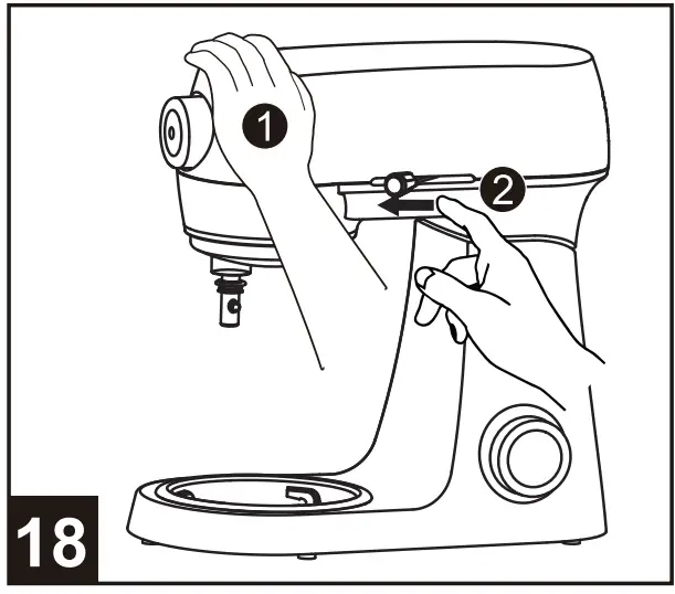 Midea MJ-KM1001W 1 Stand Mixer - fig 18