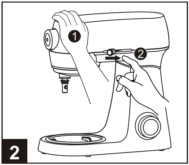 Midea MJ-KM1001W 1 Stand Mixer - fig 2