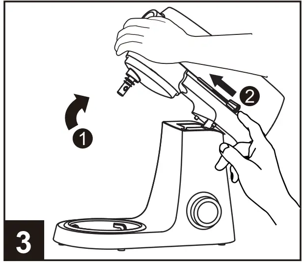 Midea MJ-KM1001W 1 Stand Mixer - fig 3