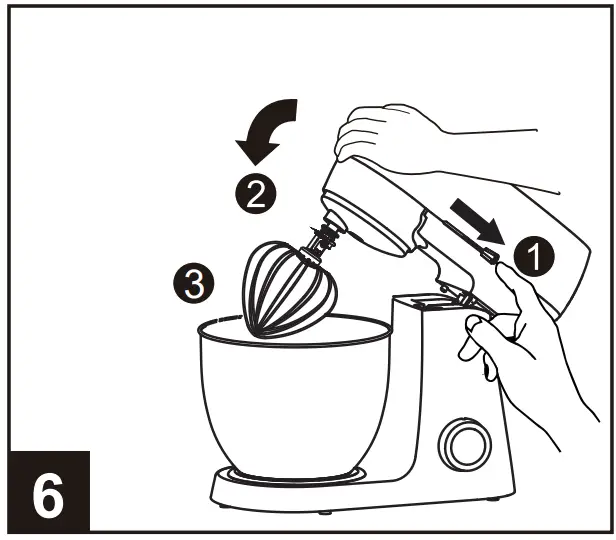 Midea MJ-KM1001W 1 Stand Mixer - fig 4