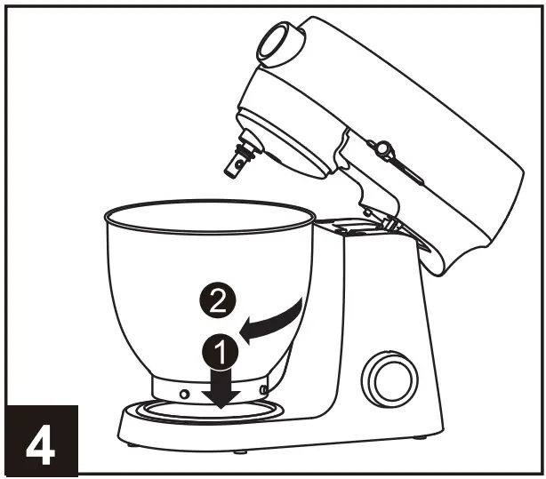 Midea MJ-KM1001W 1 Stand Mixer - fig 6