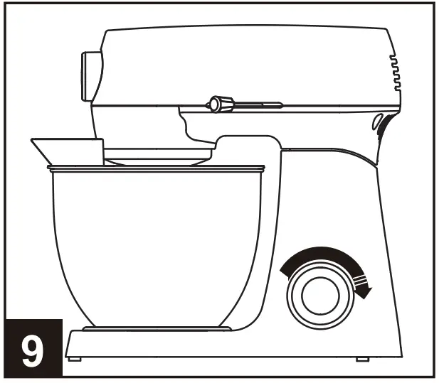 Midea MJ-KM1001W 1 Stand Mixer - fig 9
