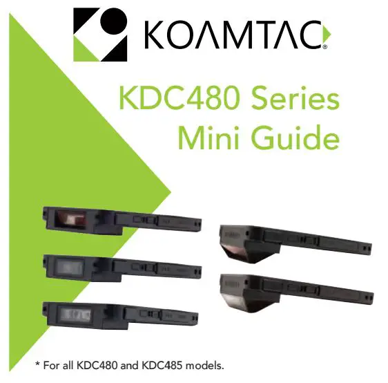 KOAMTAC KDC480 Series KDC480L Barcode Scanner User Guide
