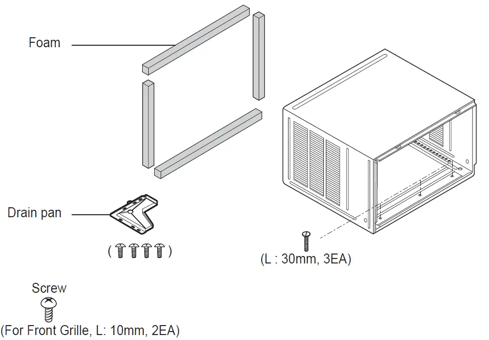 LG JW-Q18WUZA Air Conditioner Owner's FIG 6