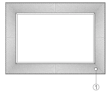 Shenzhen Yahe Trading PF-01 10.1-Inch Wi-Fi Digital Photo Frame FIG 1