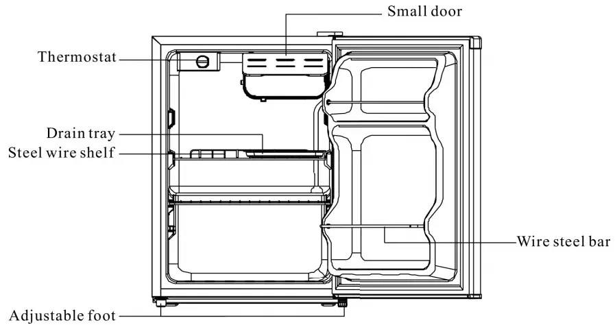 kogan 69L WhiteCold Bar Fridge144