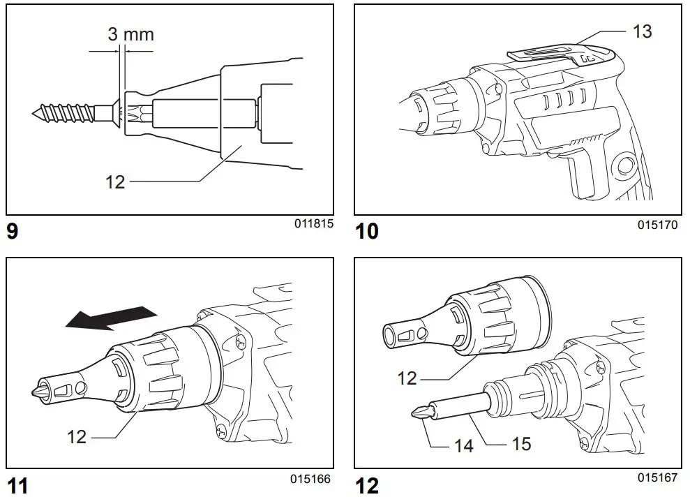 makita DFS452 Cordless Screwdriver with Nosepiece 18 Volt - fig3
